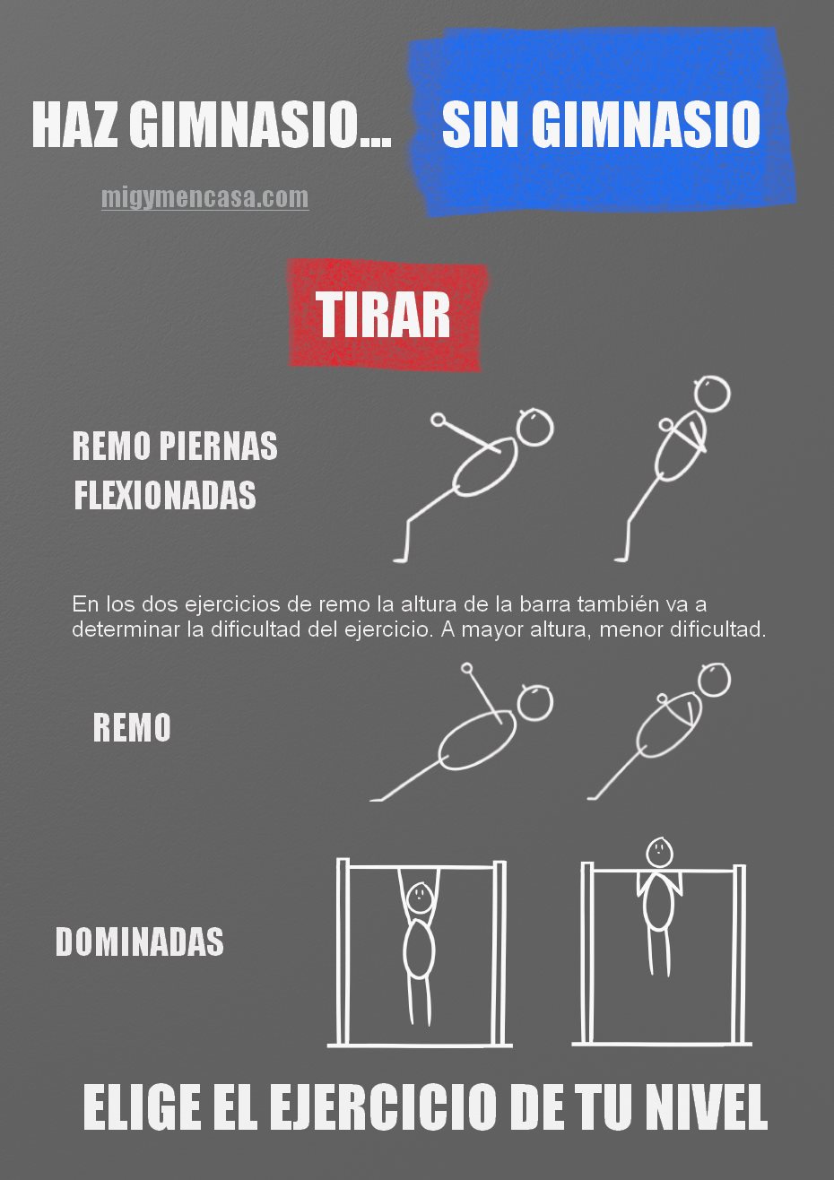 sin gimnasio tirar